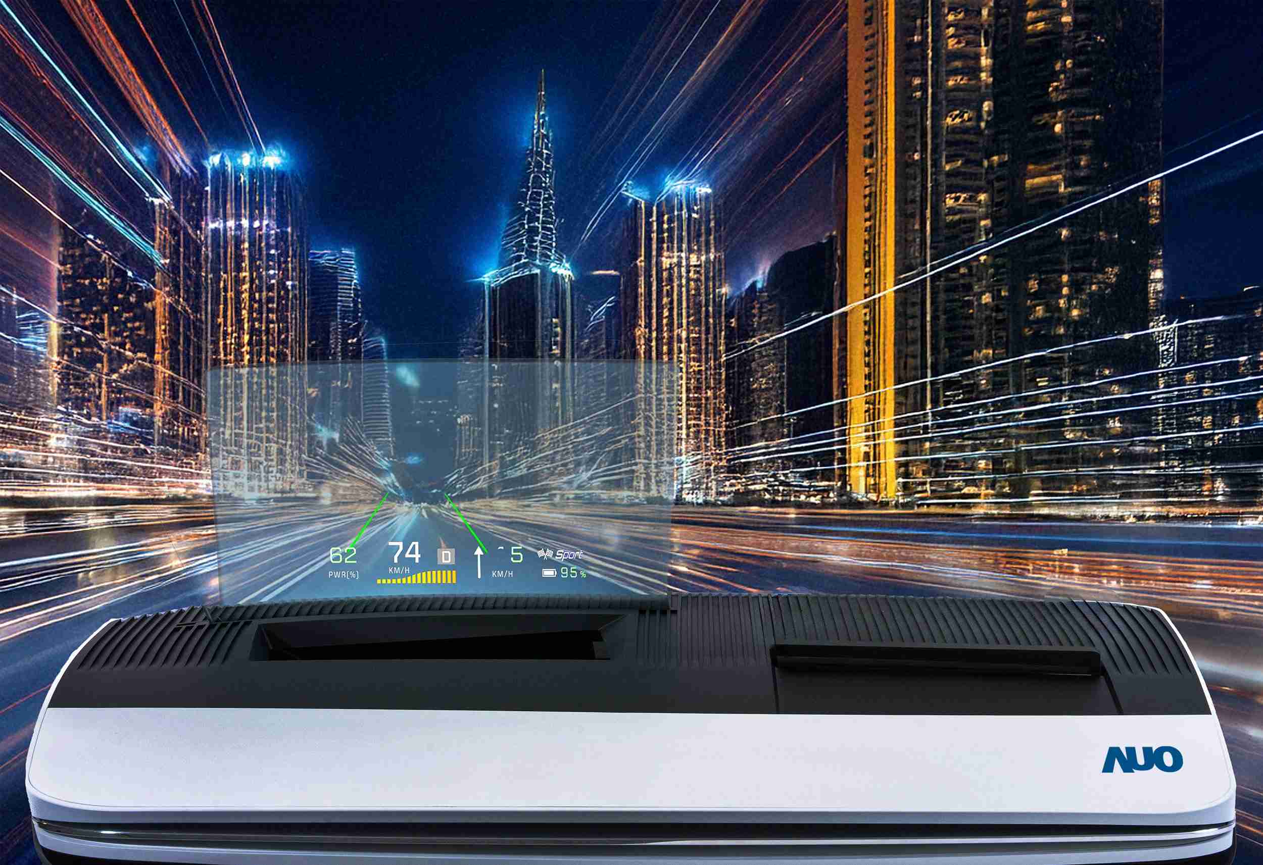 人生就是博推出13吋Micro LED抬头显示器，，，，提供高入眼亮度、、、高色彩饱和度的显示质量，，，，在阳光下或黑暗中都清晰可见，，并利用Micro LED模块体积小的优势，，，解决车用空间有限的痛点