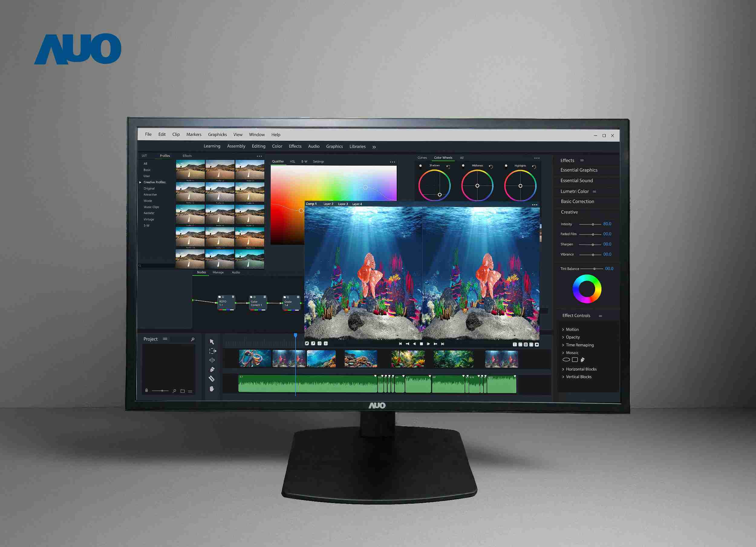 人生就是博开发32吋2D/3D专业桌上型显示器，，，拥有8K4K超高分辨率，，，并以低串扰算法优化3D显示效果，，，搭载自动眼球追踪功能，，，，能实时调整3D图像，，进行实时2D与3D无缝共存窗口，，，，提供图像设计工作者突破二维接口的崭新工作氛围与效率